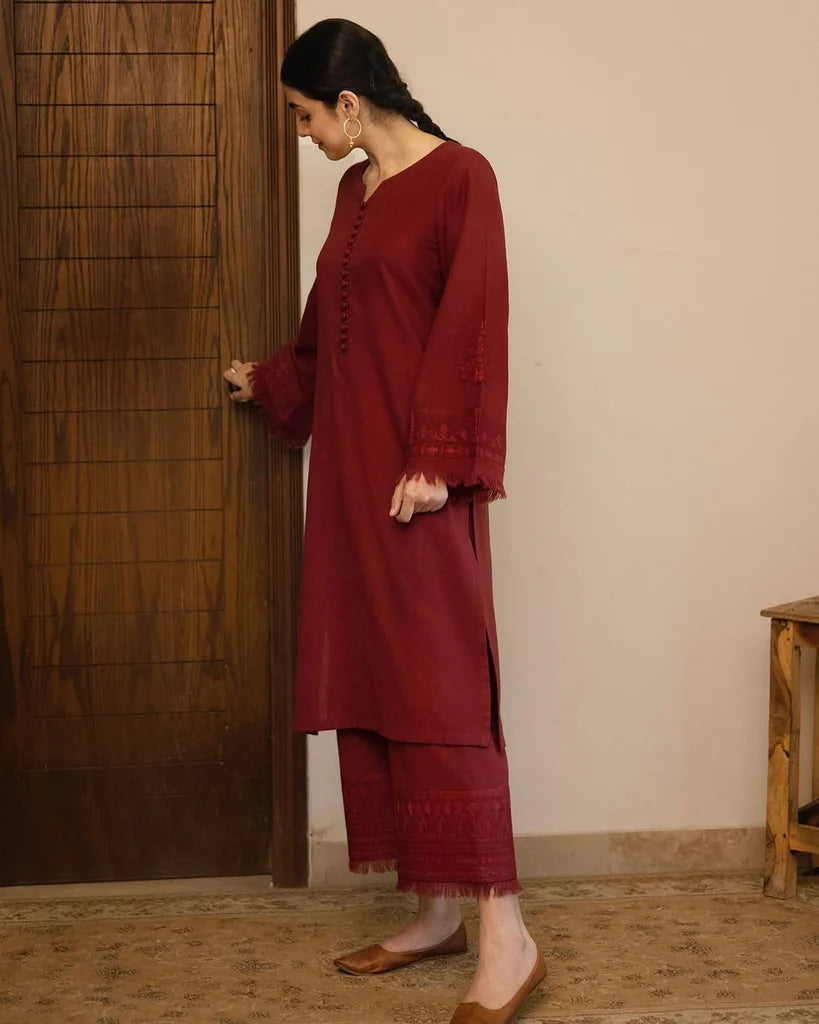 🔥 Crimson Allure – 2-Piece Women’s Outfit