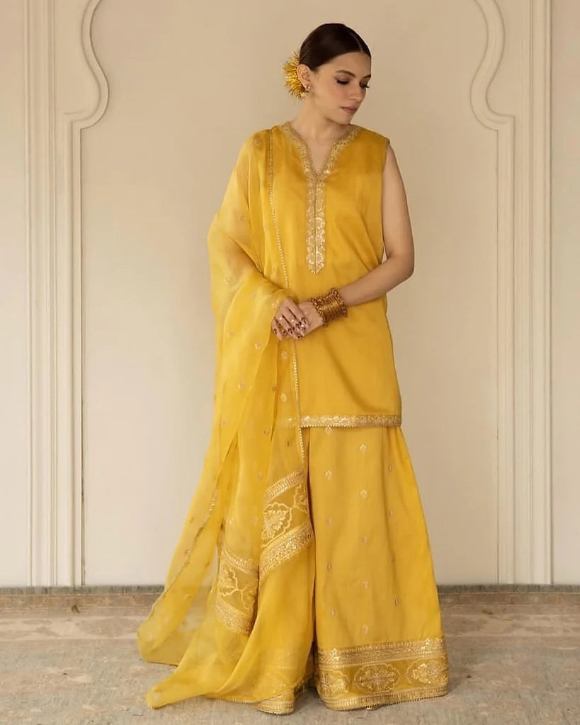 Saffron Serenity 3-pc outfit