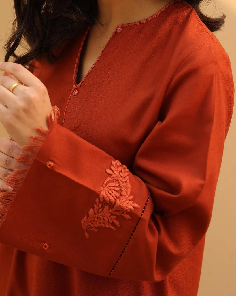 Elegant 3-Piece Stitched Outfit | KORAL