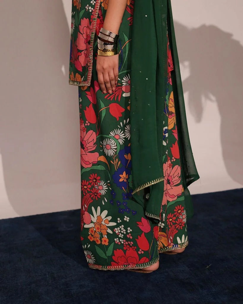 Mystic Garden | Designer 3-Pc Tailored Suit