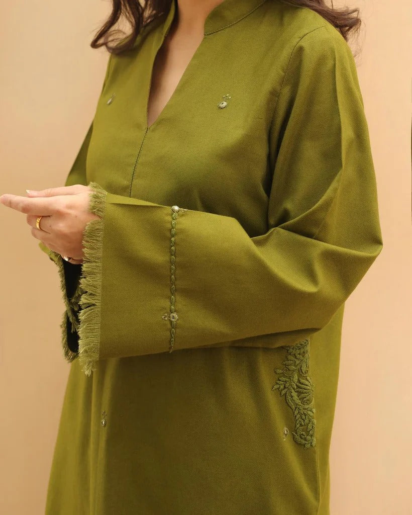 Mint Essence | Premium 3-Piece Ready-to-Wear Ensemble