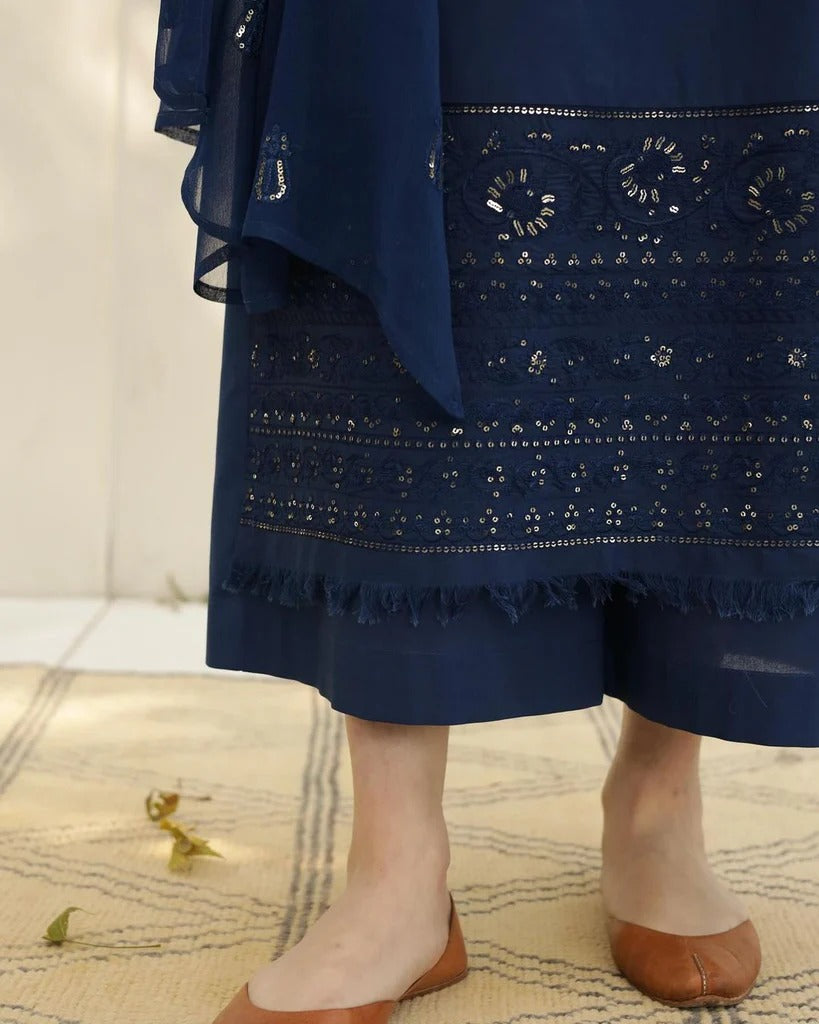 Royal Navy | Classic 3-Piece Ready-to-Wear Embroidered Outfit