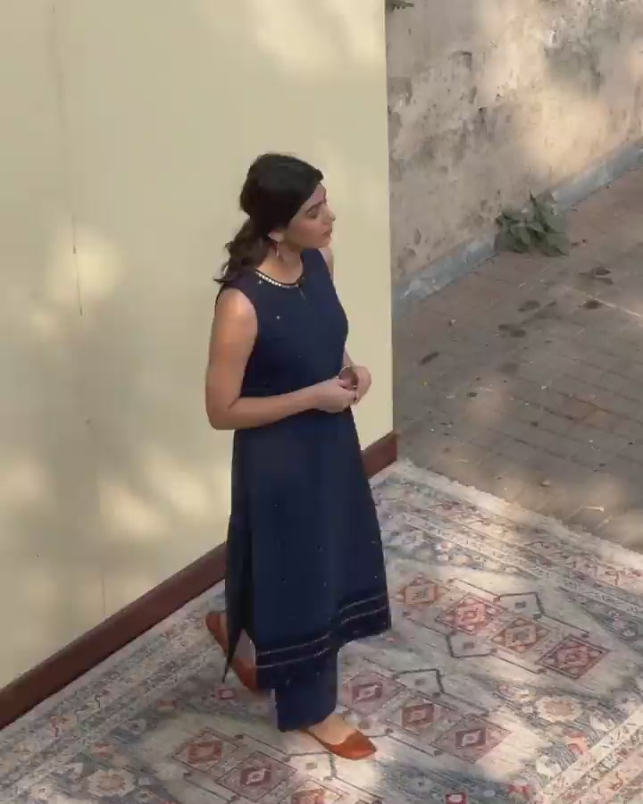 Navy Grace  2-Piece Seasonal Suit